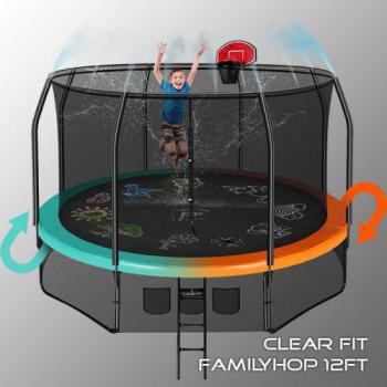 Каркасный батут Clear Fit FamilyHop 12Ft - велосипеды-в-екатеринбурге.рф