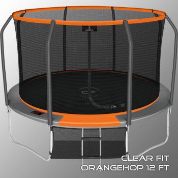 Каркасный батут Clear Fit OrangeHop 12Ft swat - велосипеды-в-екатеринбурге.рф