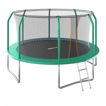Батут UNIX Line Премиальный / Supreme Basic 12 ft (366 см) зеленый TRUSUB12G - велосипеды-в-екатеринбурге.рф