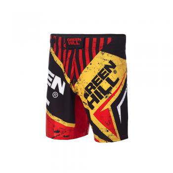 MMS-3851 ШОРТЫ ДЛЯ MMA Р.L КРАСНО-ЖЕЛТЫЕ - велосипеды-в-екатеринбурге.рф