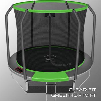 Каркасный батут Clear Fit GreenHop 10Ft уличный спортдоставка - велосипеды-в-екатеринбурге.рф