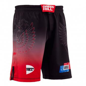 MMS-3851 ШОРТЫ ДЛЯ MMA Р.L КРАСНО-ЖЕЛТЫЕ - велосипеды-в-екатеринбурге.рф