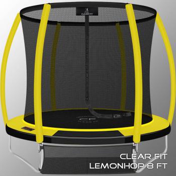 Каркасный батут Clear Fit LemonHop 8Ft с сеткой спортдоставка - велосипеды-в-екатеринбурге.рф