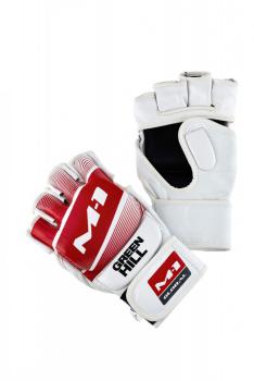 MMA-00016 ПЕРЧАТКИ MMA M-1 L КРАСНО-БЕЛЫЕ - велосипеды-в-екатеринбурге.рф