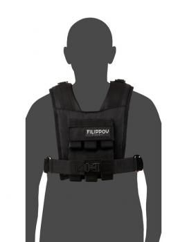 Жилет-утяжелитель Hard Training FILIPPOV 13 кг черный - велосипеды-в-екатеринбурге.рф