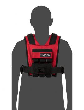 Жилет-утяжелитель Hard Training FILIPPOV 13 кг красный - велосипеды-в-екатеринбурге.рф