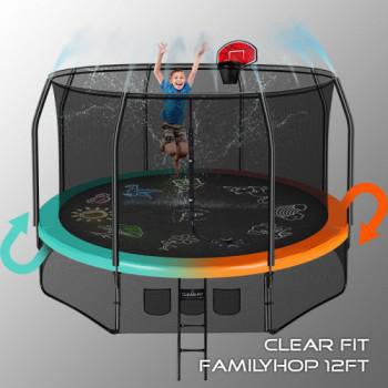 Каркасный батут Clear Fit FamilyHop 12Ft - велосипеды-в-екатеринбурге.рф
