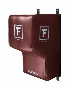 Подушка апперкотная Г-образная большая onePRO FILIPPOV из натуральной кожи 75см/42см/50см коричневый - велосипеды-в-екатеринбурге.рф