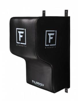 Подушка апперкотная Г-образная большая onePRO FILIPPOV из натуральной кожи 75см/42см/50см черный - велосипеды-в-екатеринбурге.рф