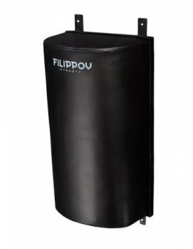 Подушка Полусфера onePRO FILIPPOV большая из натуральной кожи 75см/42см/27см черный - велосипеды-в-екатеринбурге.рф