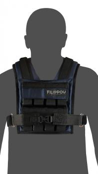 Жилет-утяжелитель Hard Training FILIPPOV 17 кг синий - велосипеды-в-екатеринбурге.рф