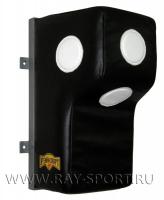 Настенная боксерская подушка Г-образная РЭЙ-СПОРТ П93К / 40х70х42х24 см, кожа - велосипеды-в-екатеринбурге.рф