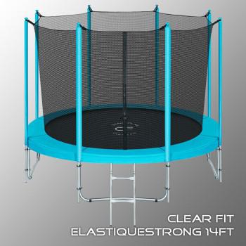 Батут Clear Fit ElastiqueStrong 14ft - велосипеды-в-екатеринбурге.рф
