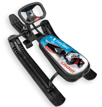 Снегокат Тимка спорт1 Гонки черный каркас высокий кумитеспорт - велосипеды-в-екатеринбурге.рф