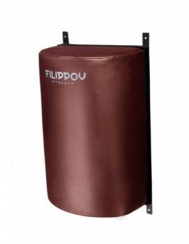 Подушка Полусфера onePRO FILIPPOV малая из натуральной кожи 60см/40см/27см коричневый - велосипеды-в-екатеринбурге.рф