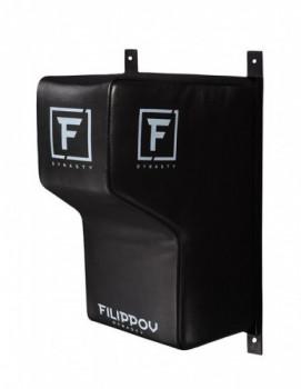 Подушка Г-образная Пирамида onePRO FILIPPOV из натуральной кожи 65см/42см/50см черный - велосипеды-в-екатеринбурге.рф