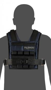 Жилет-утяжелитель Hard Training FILIPPOV 17 кг синий - велосипеды-в-екатеринбурге.рф