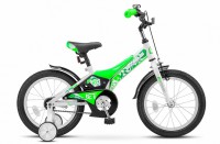 Детский велосипед Stels Jet 16" Z010 зеленый белый - велосипеды-в-екатеринбурге.рф