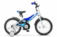 Детский велосипед Stels Jet 16" Z010 синий белый - велосипеды-в-екатеринбурге.рф
