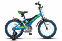 Детский велосипед Stels Jet 16" Z010 синий черный - велосипеды-в-екатеринбурге.рф