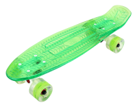 Мини борд скейт Playshion FS-PS002 со светящимися колесами зеленый - велосипеды-в-екатеринбурге.рф